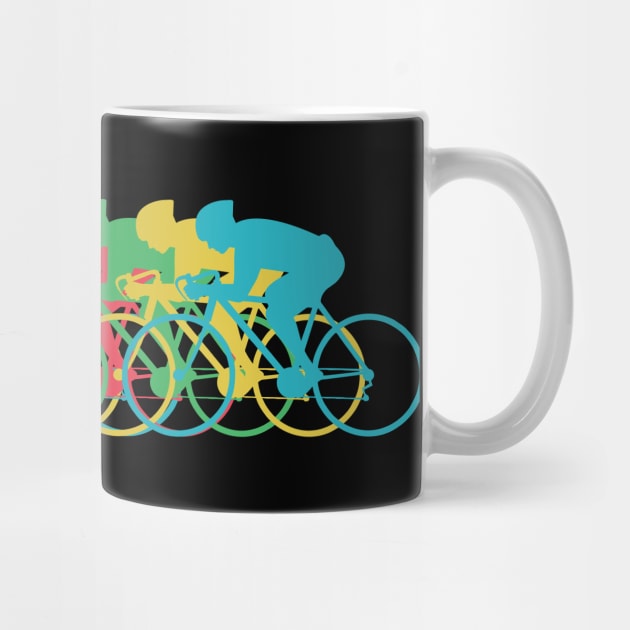 Just Bike, colorful Classic by ysmnlettering